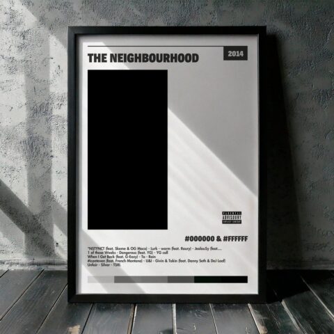 Cuadro The Neighbourhood - #000000 & #FFFFFF
