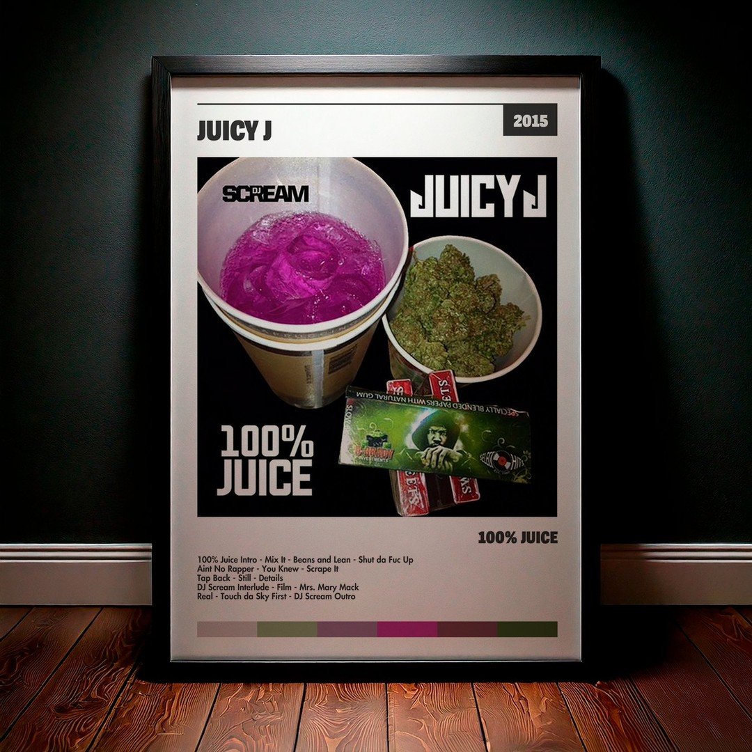 Cuadro Juicy J - 100% Juice