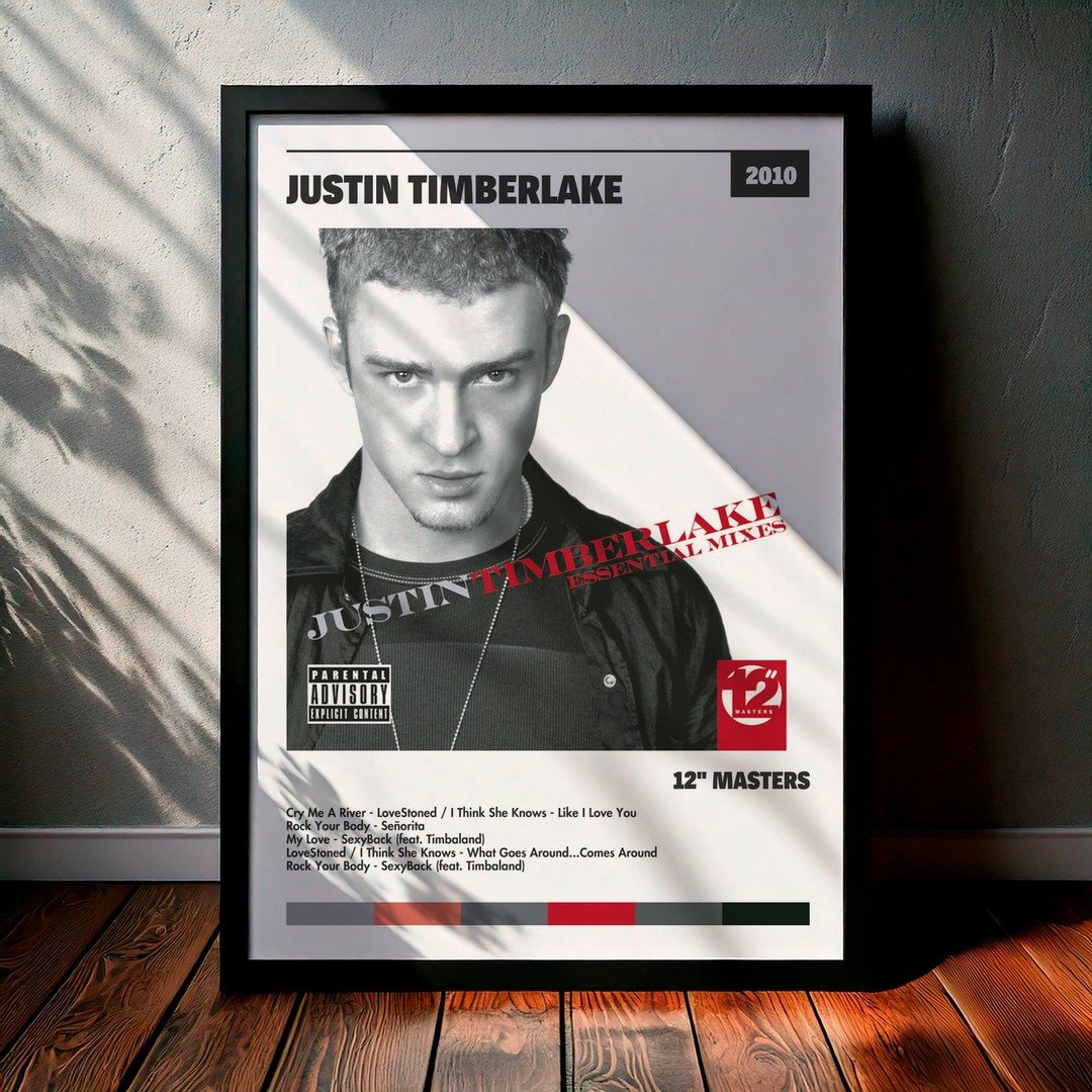Cuadro Justin Timberlake - 12" Masters