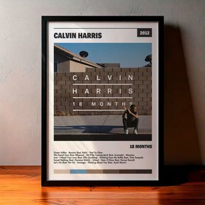 Cuadro Calvin Harris - 18 Months