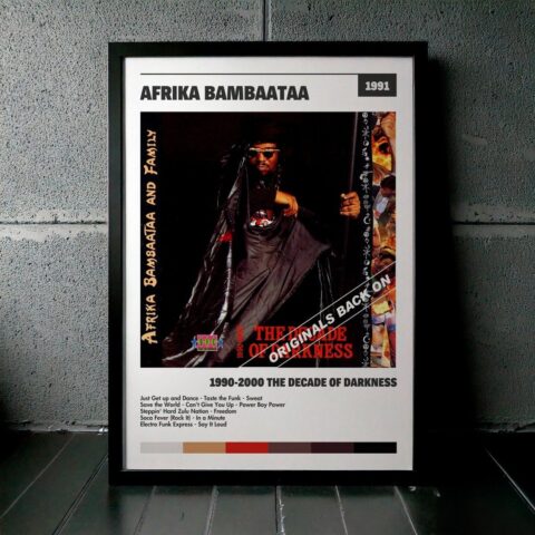 Cuadro Afrika Bambaataa - 1990-2000 the Decade of Darkness