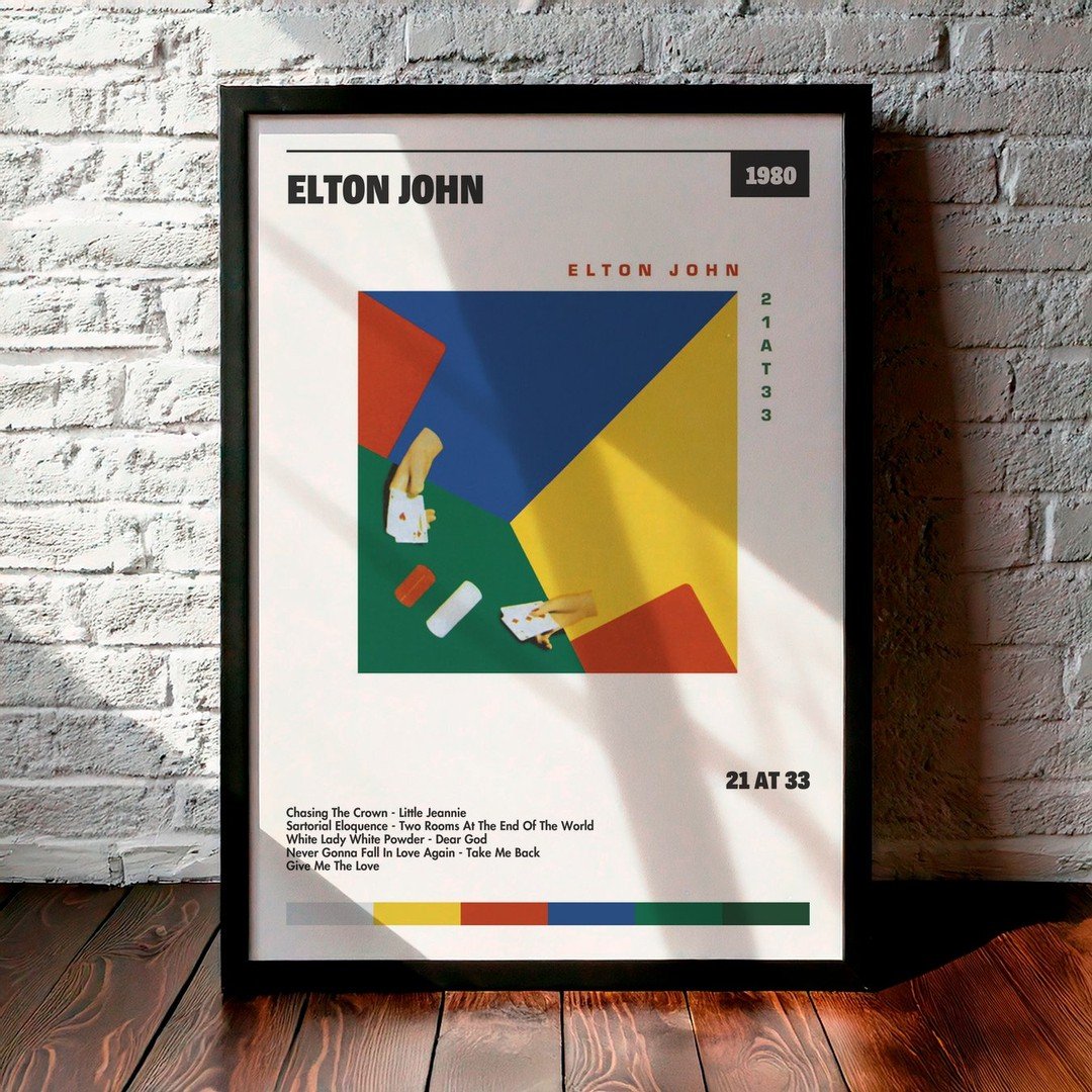 Cuadro Elton John - 21 At 33