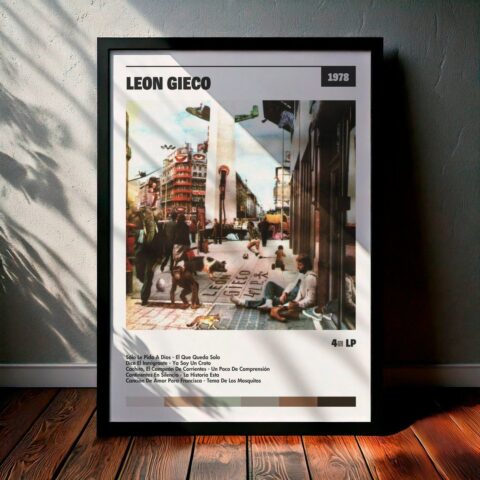 Cuadro León Gieco - 4º LP