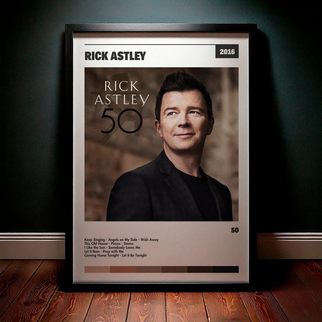 Cuadro Rick Astley - 50
