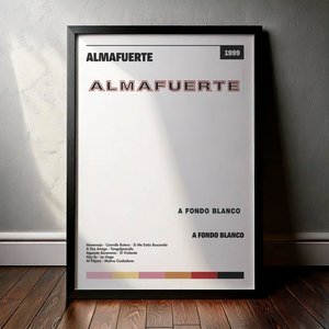 Cuadro Almafuerte - A Fondo Blanco