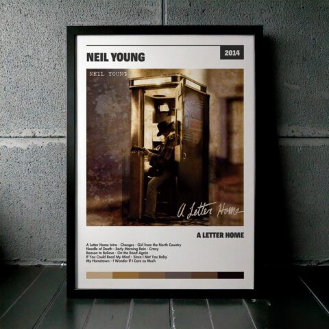 Cuadro Neil Young - A Letter Home