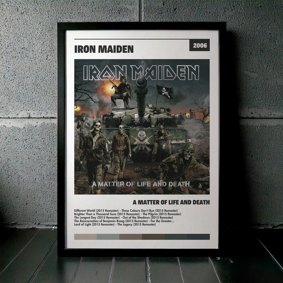 Cuadro Iron Maiden - A Matter of Life and Death