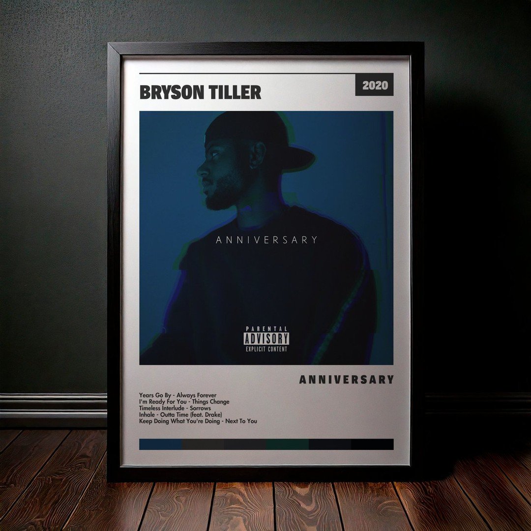 Cuadro Bryson Tiller - A N N I V E R S A R Y