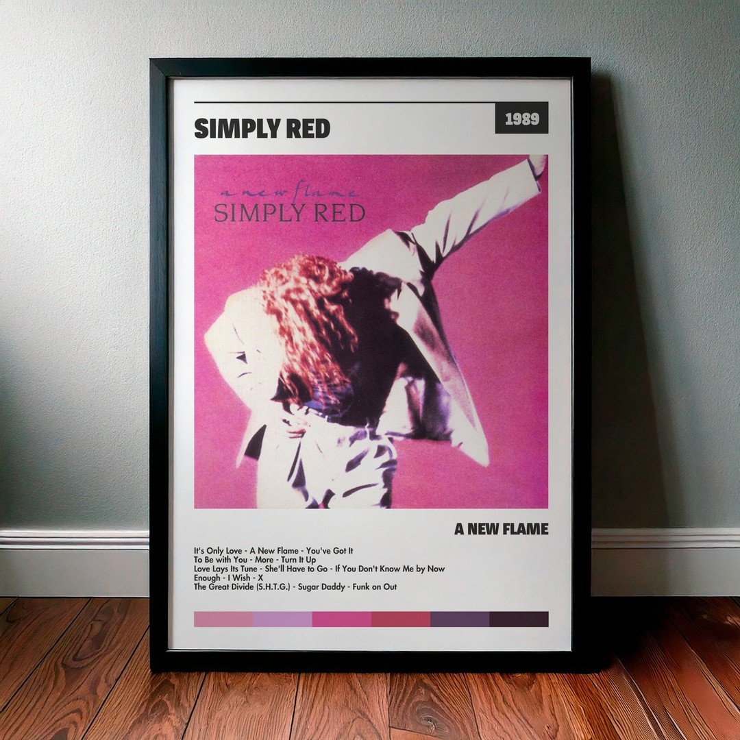 Cuadro Simply Red - A New Flame