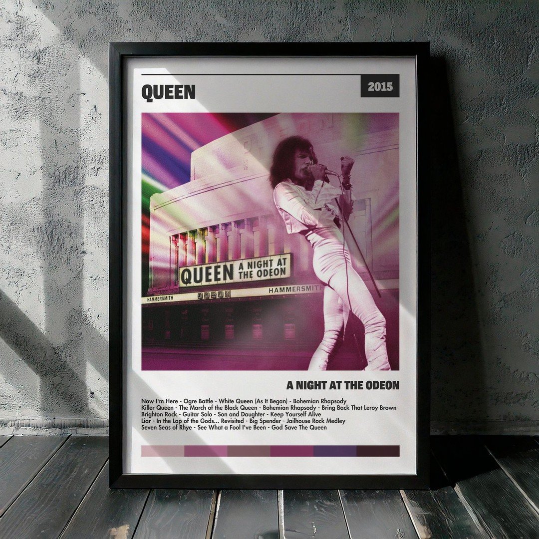 Cuadro Queen - A Night at the Odeon