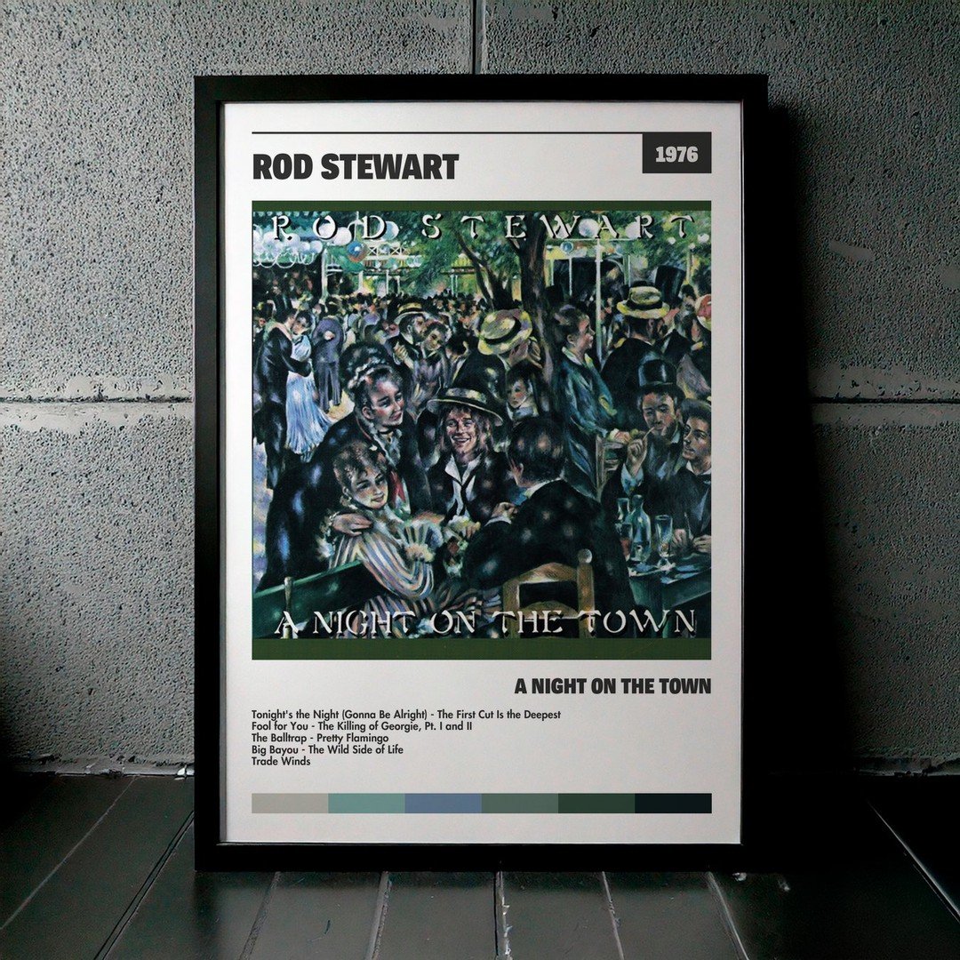 Cuadro Rod Stewart - A Night on the Town