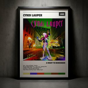 Cuadro Cyndi Lauper - A Night To Remember