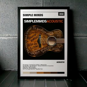 Cuadro Simple Minds - Acoustic