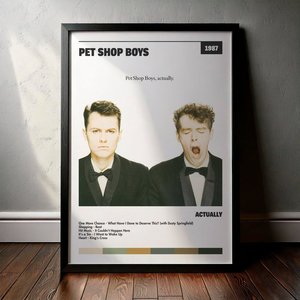 Cuadro Pet Shop Boys - Actually