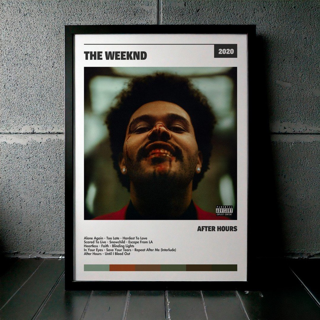 Cuadro The Weeknd - After Hours