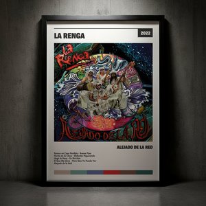 Cuadro La Renga - Alejado de la Red