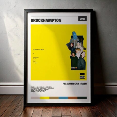 Cuadro BROCKHAMPTON - ALL-AMERICAN TRASH