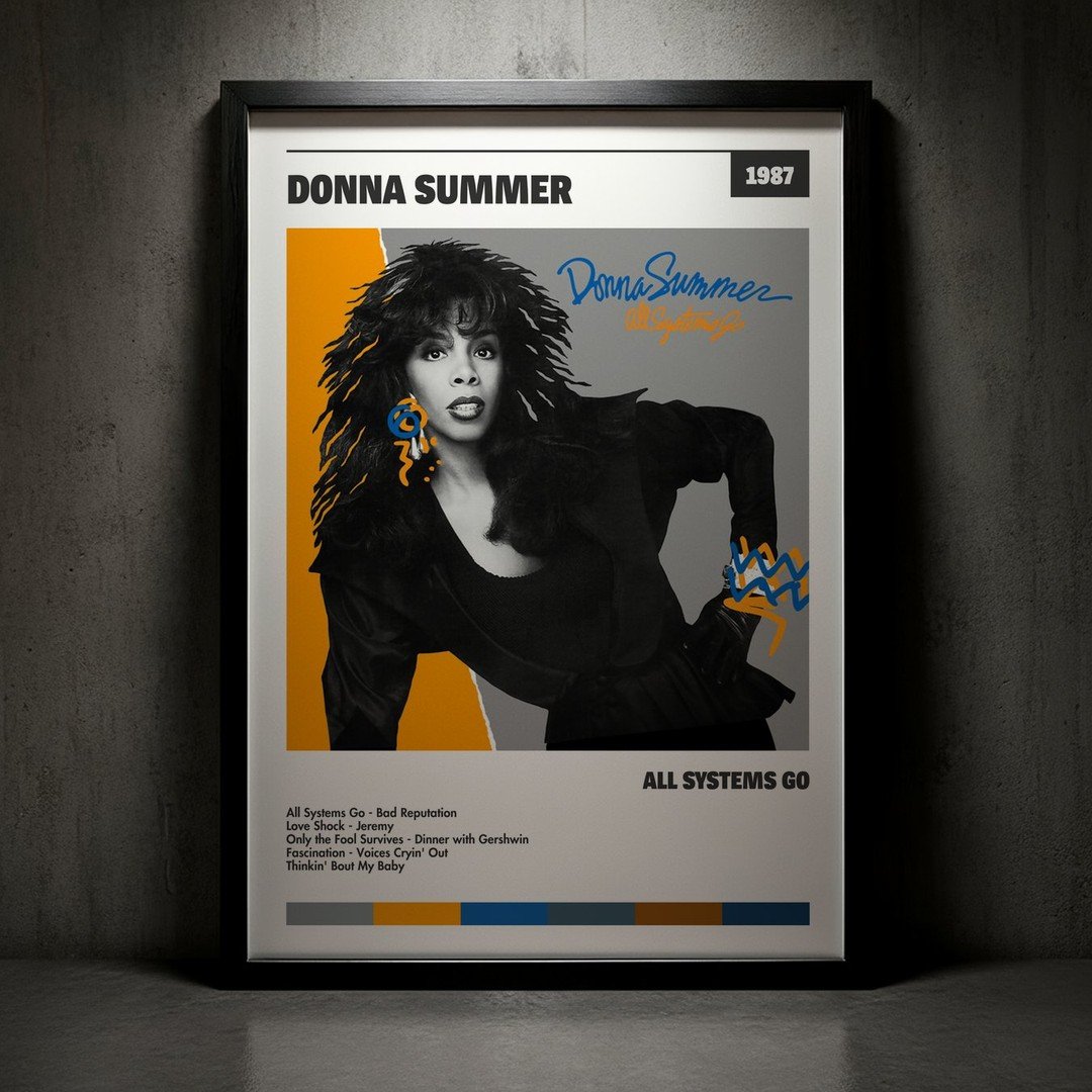 Cuadro Donna Summer - All Systems Go