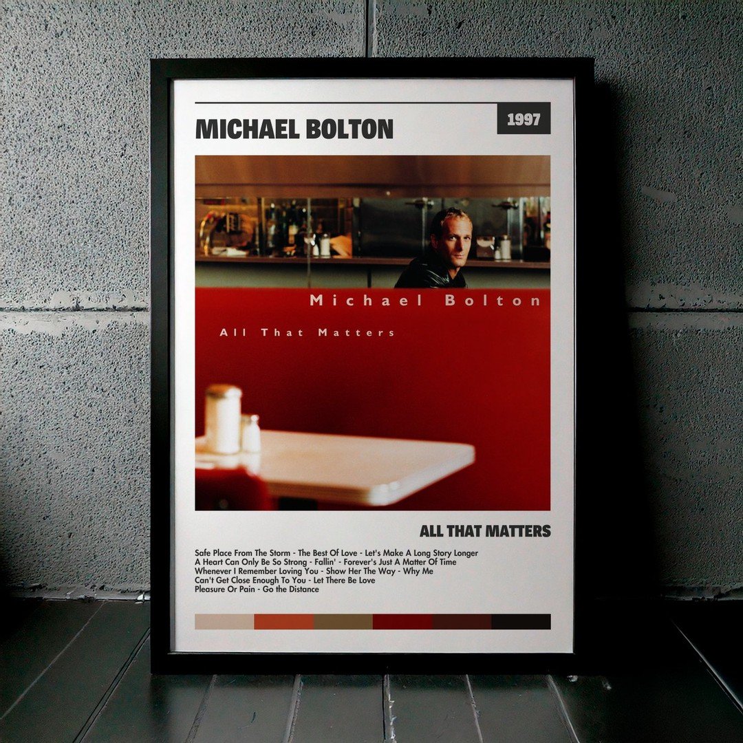 Cuadro Michael Bolton - All That Matters