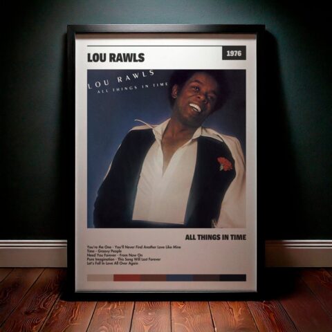 Cuadro Lou Rawls - All Things In Time