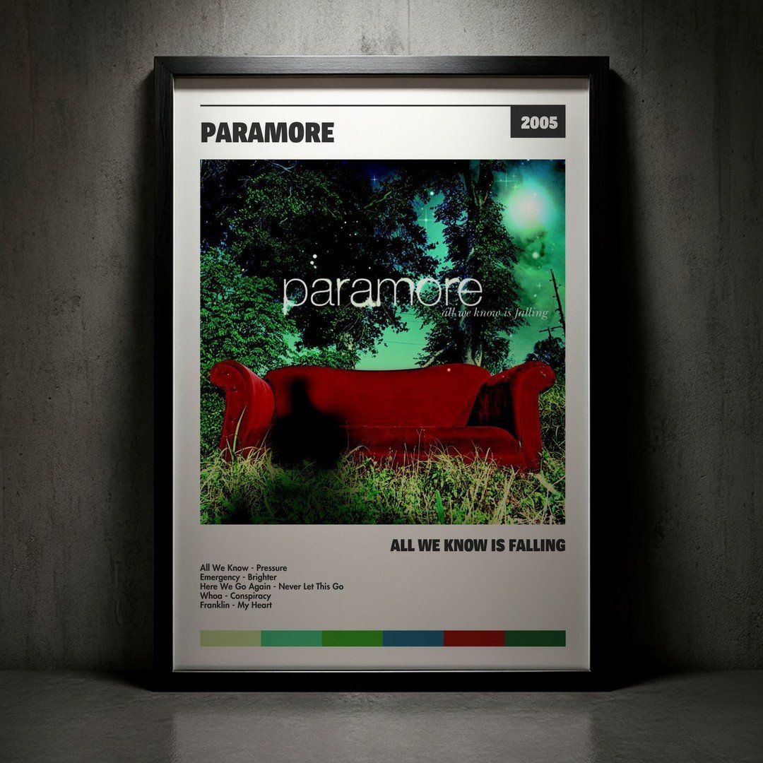 Cuadro Paramore - All We Know Is Falling