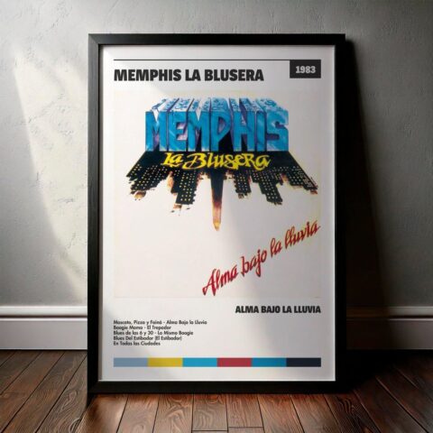 Cuadro Memphis La Blusera - Alma Bajo La Lluvia