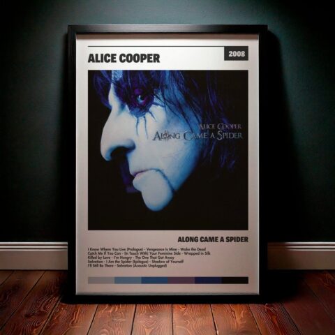 Cuadro Alice Cooper - Along Came A Spider