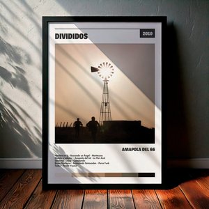 Cuadro Divididos - Amapola del 66