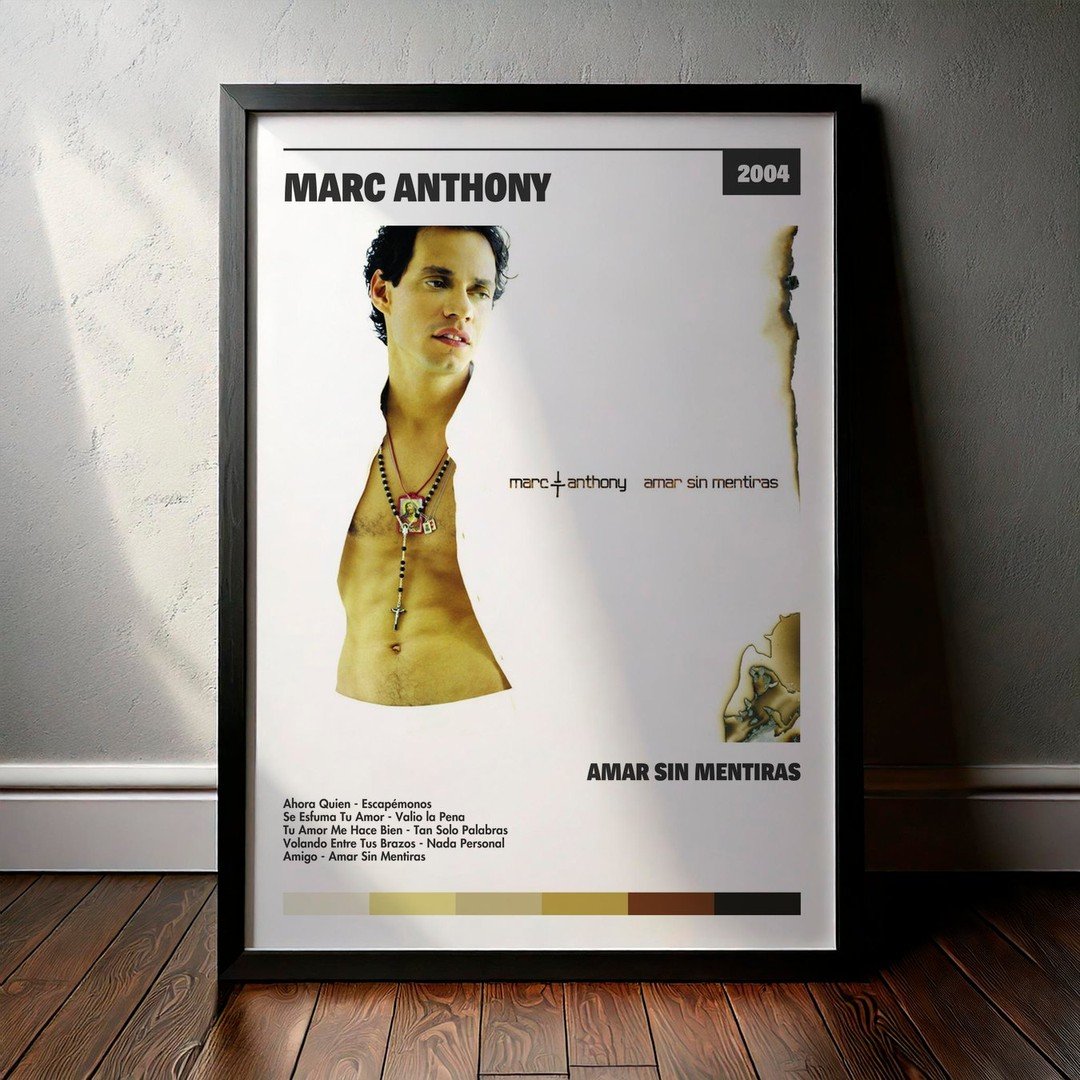 Cuadro Marc Anthony - Amar Sin Mentiras