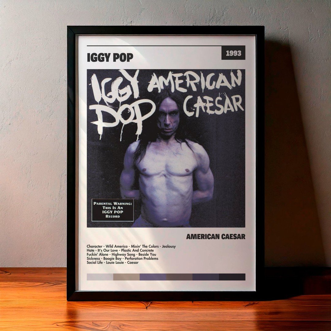 Cuadro Iggy Pop - American Caesar