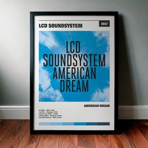 Cuadro LCD Soundsystem - american dream