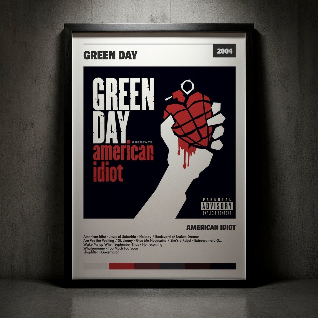 Cuadro Green Day - American Idiot
