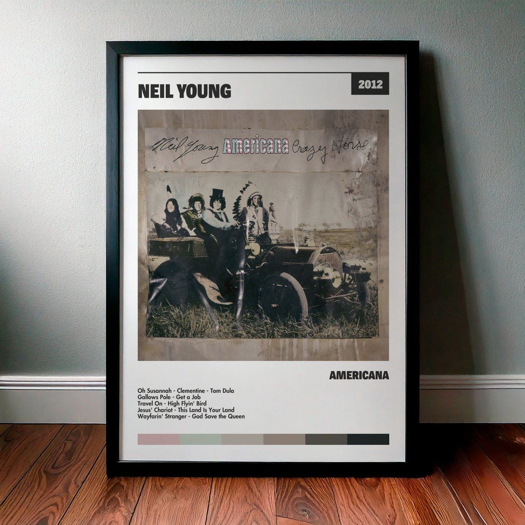 Cuadro Neil Young - Americana