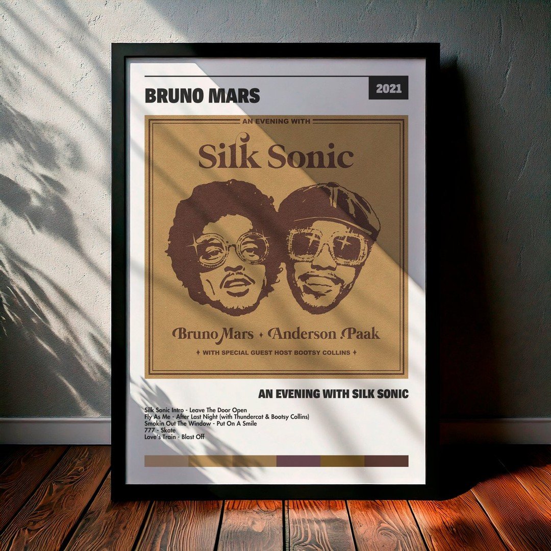 Cuadro Bruno Mars - An Evening With Silk Sonic