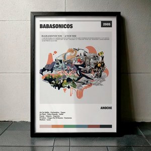 Cuadro Babasonicos - Anoche