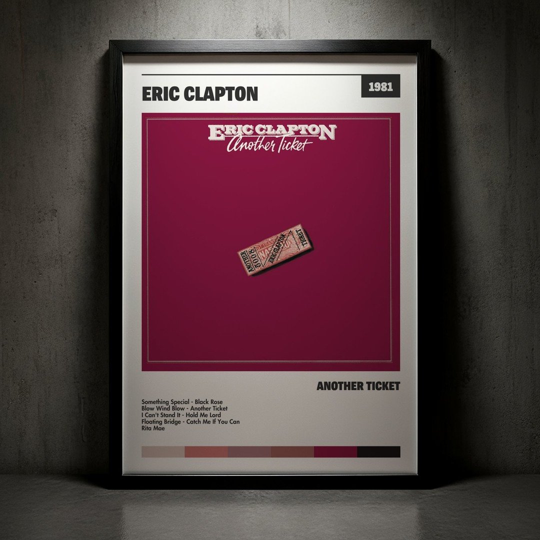 Cuadro Eric Clapton - Another Ticket