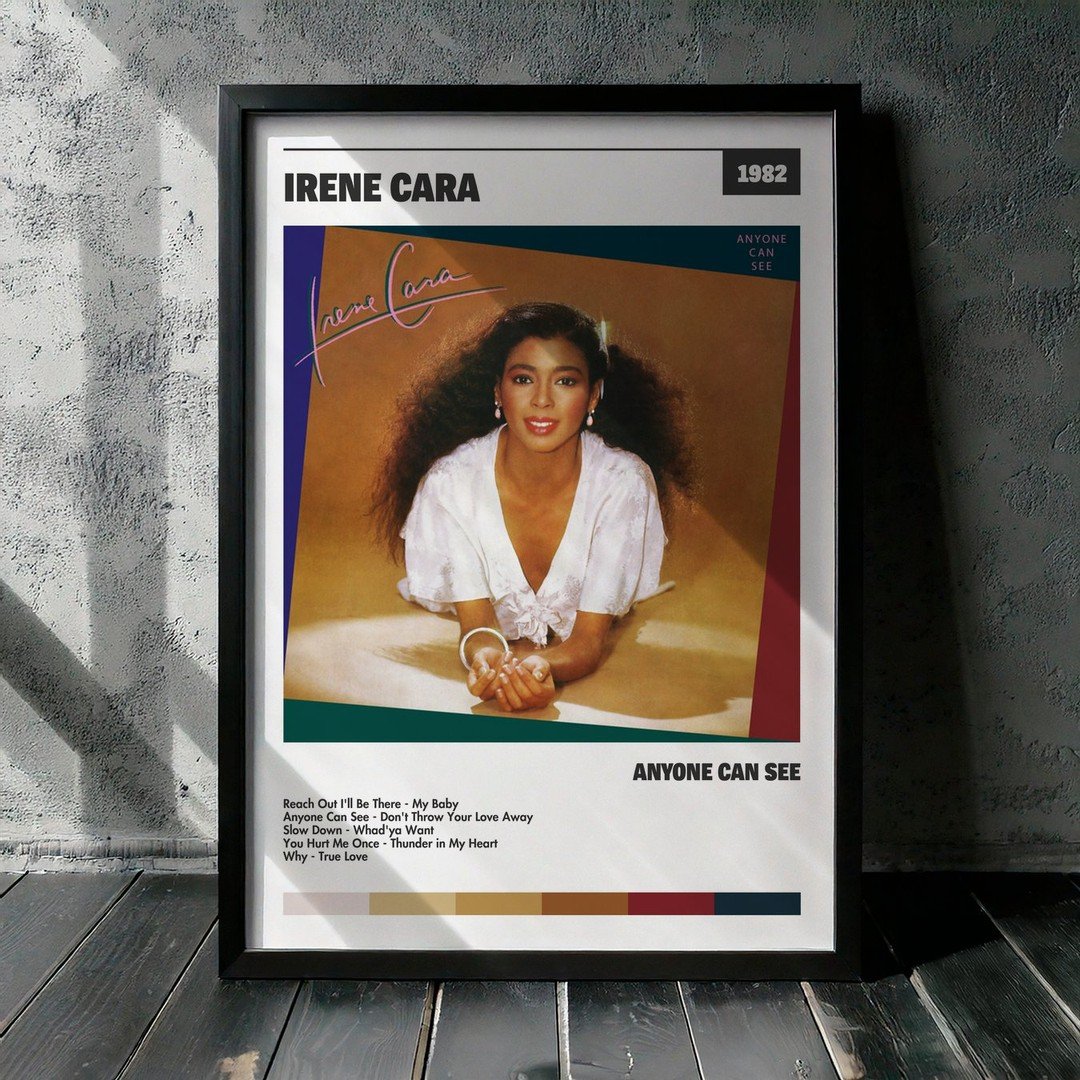 Cuadro Irene Cara - Anyone Can See