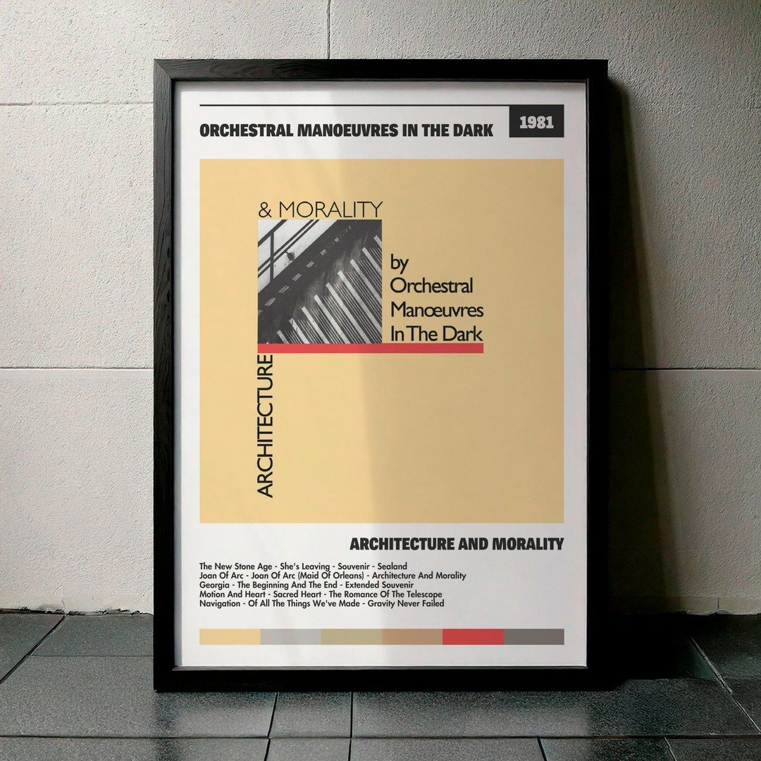 Cuadro Orchestral Manoeuvres In The Dark - Architecture And Morality