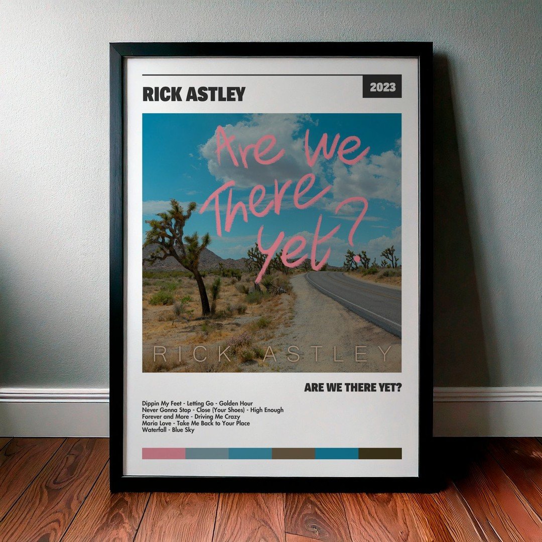 Cuadro Rick Astley - Are We There Yet?