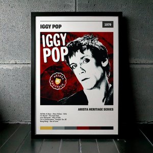 Cuadro Iggy Pop - Arista Heritage Series