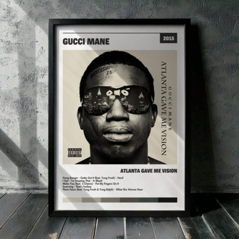 Cuadro Gucci Mane - Atlanta Gave Me Vision