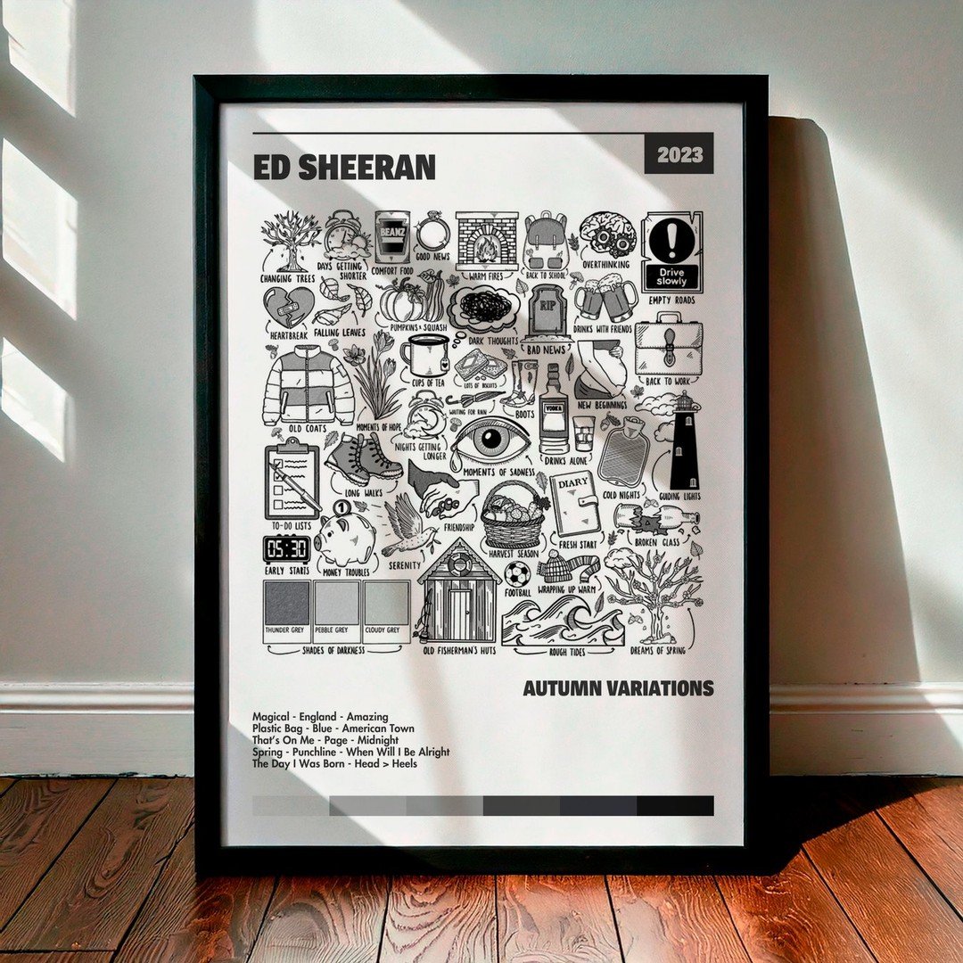 Cuadro Ed Sheeran - Autumn Variations