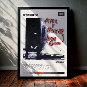 Cuadro León Gieco - Ayer y Hoy