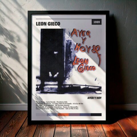 Cuadro León Gieco - Ayer y Hoy