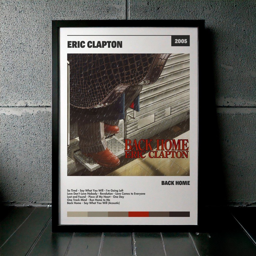 Cuadro Eric Clapton - Back Home
