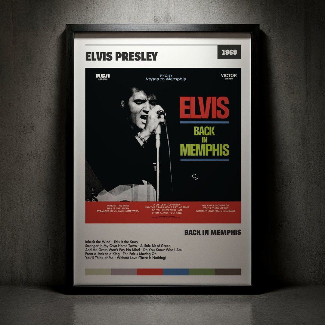 Cuadro Elvis Presley - Back In Memphis