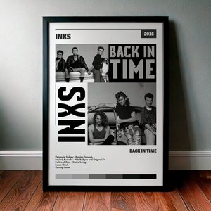 Cuadro INXS - Back in Time