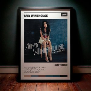 Cuadro Amy Winehouse - Back To Black