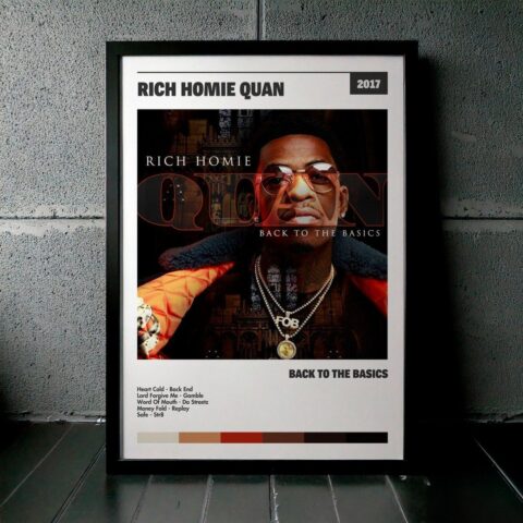 Cuadro Rich Homie Quan - Back To The Basics