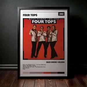 Cuadro Four Tops - Back Where I Belong